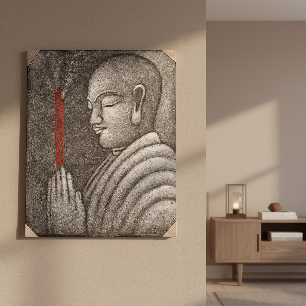 Cuadros De Buda 60 X 80cm Artesanales Importados Indonesia - Imagen 81
