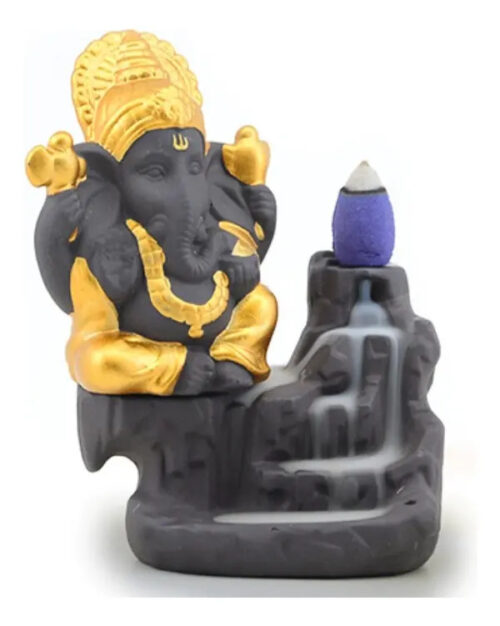 Porta Cono Y Sahumerio Fuente Humo Ganesh  Zen