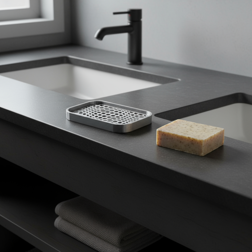 Jabonera Organizador Jabon Baño Parametric Diseño Armonia 3d - Imagen 24