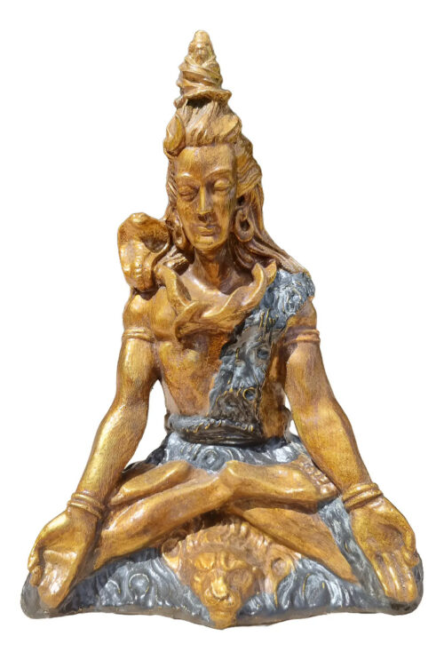 Shiva Escultura Budismo Hinduismo Importado 25cm