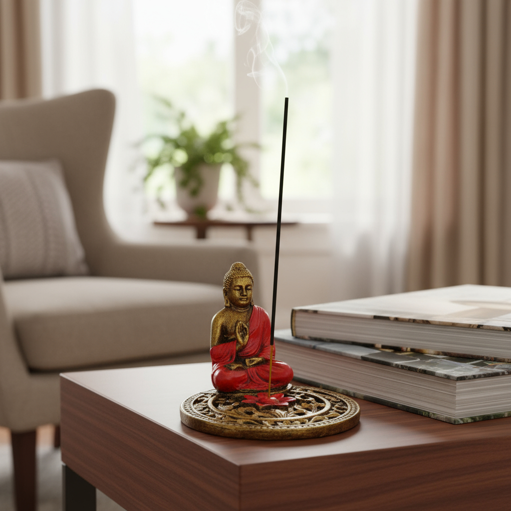 Porta Sahumerios Buda Mandala Grande Bali 15cm - Imagen 31