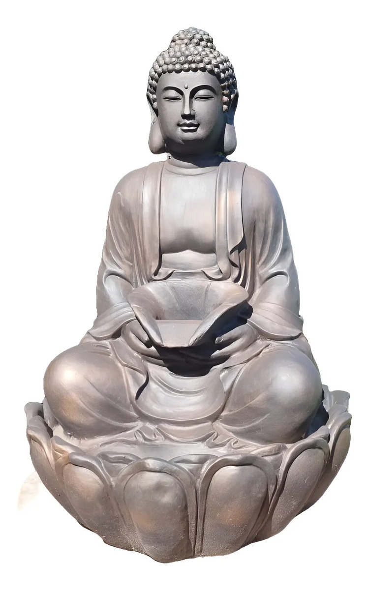 Fuente De Agua Gigante 90cm Buda Deco Budismo Zen Cascada