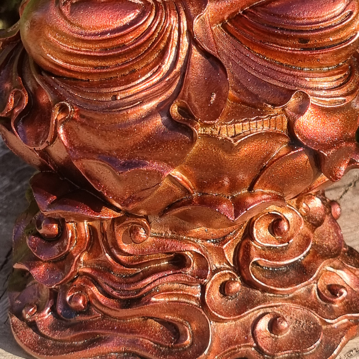 Kuan Yin Kwan Sabiduria Meditando Bendicion Paz Armonia 32cm - Imagen 8
