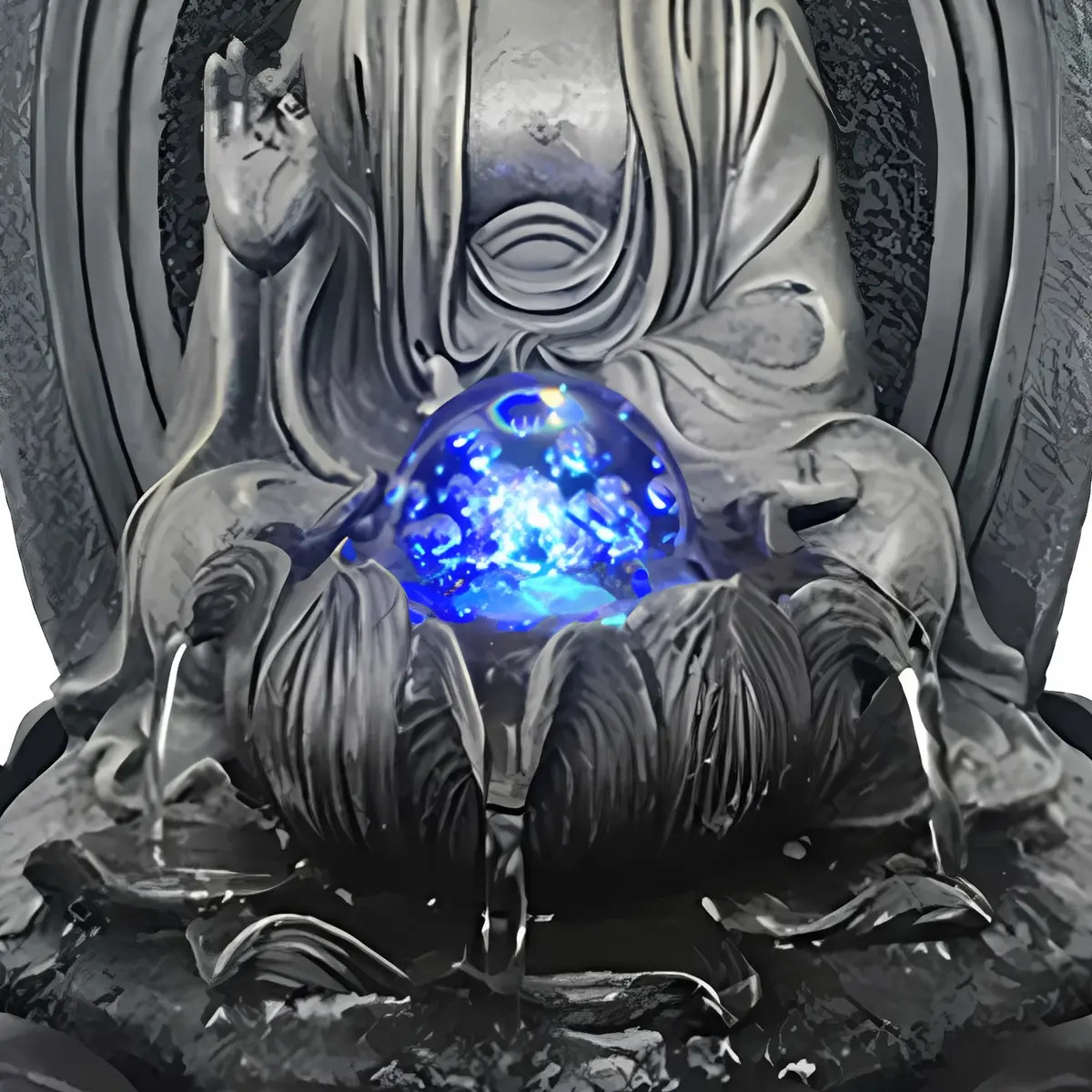 Fuente De Agua Feng Shui Relajación Deco Zen 73 Color 660ct - Imagen 2