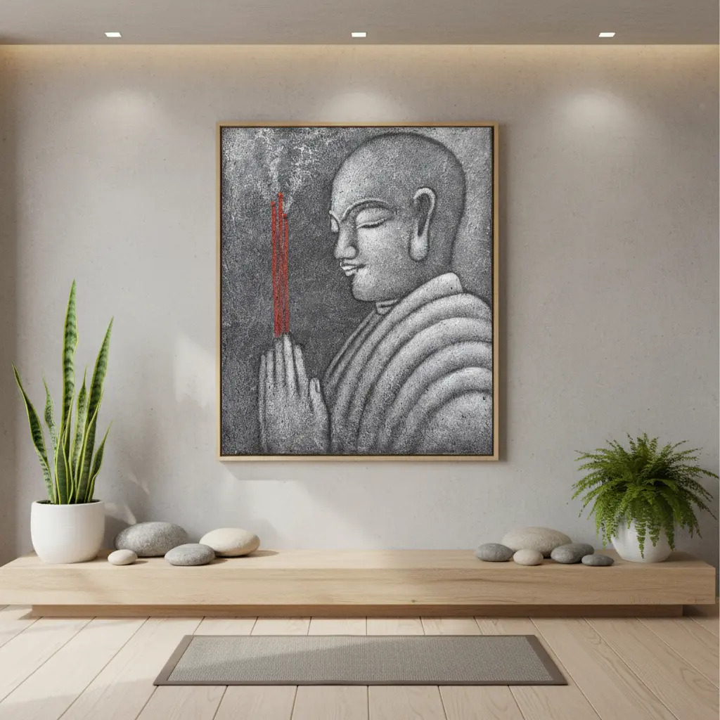 Cuadros De Buda 60 X 80cm Artesanales Importados Indonesia - Imagen 84