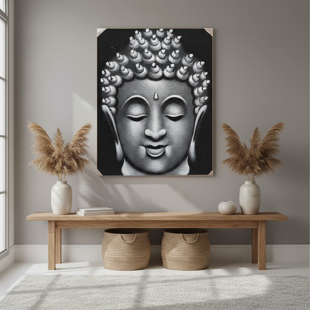 Cuadros De Buda 60 X 80cm Artesanales Importados Indonesia - Imagen 17