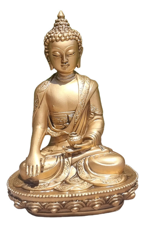 Buda Thai Meditando Bendicion Paz Armonia 15cm