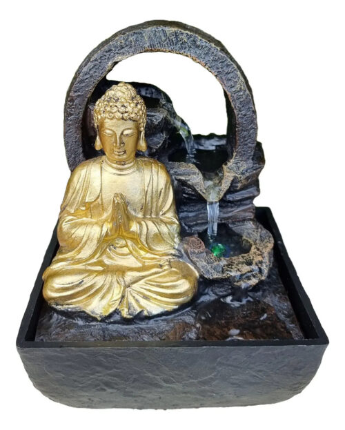 Fuente De Agua Zen Cascada Chica Buda Arco Oferta!!!