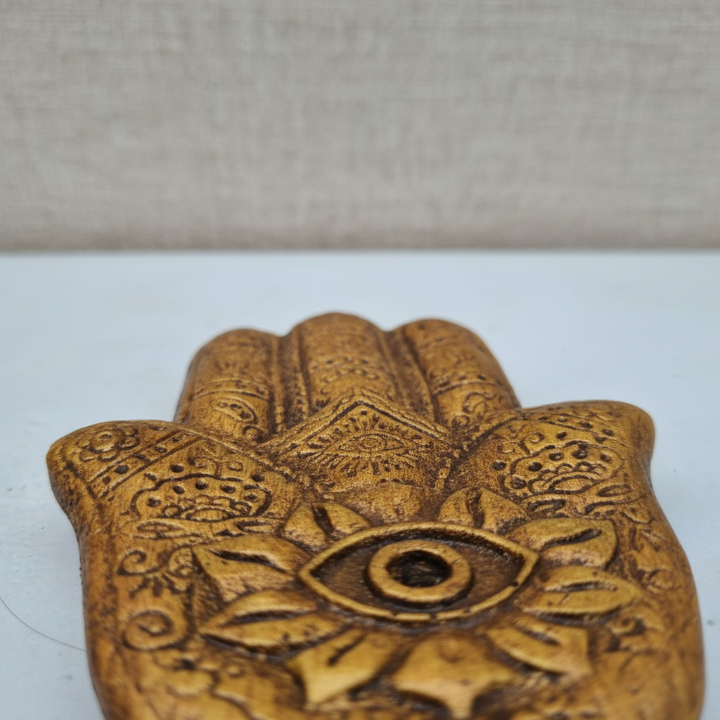 Porta Sahumerios Mano De Fatima Mandala Grande Bali 10cm - Imagen 18