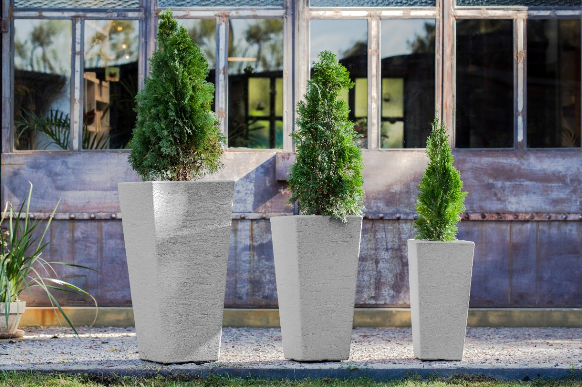 Maceta Piramidal Rustica 55cm Plástica Jardín Rayun - Imagen 16