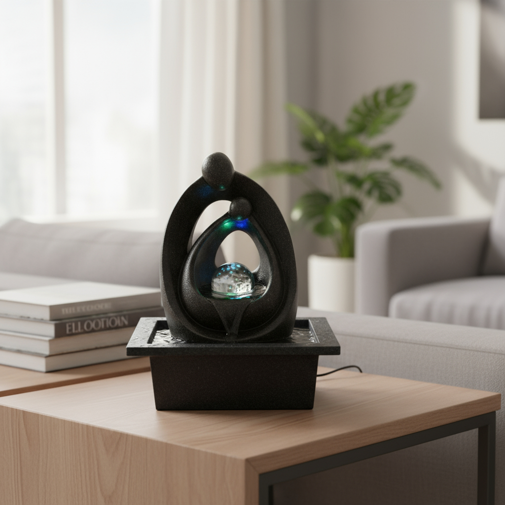 Fuente De Agua Mediana Cascada Relajación Familia Oferta!!! - Imagen 5