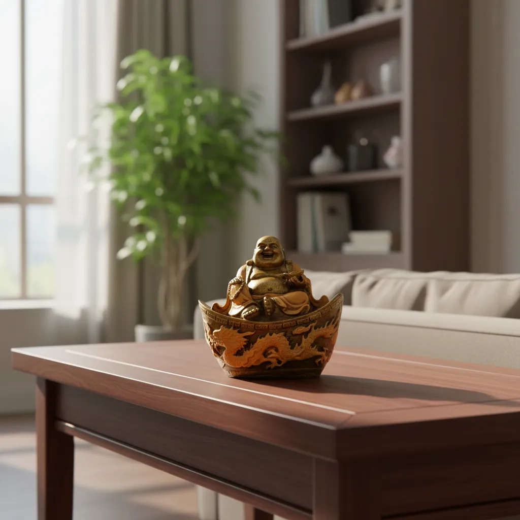 Buda Feliz Suerte Abundancia Dinero Importado Bali 10cm - Imagen 30