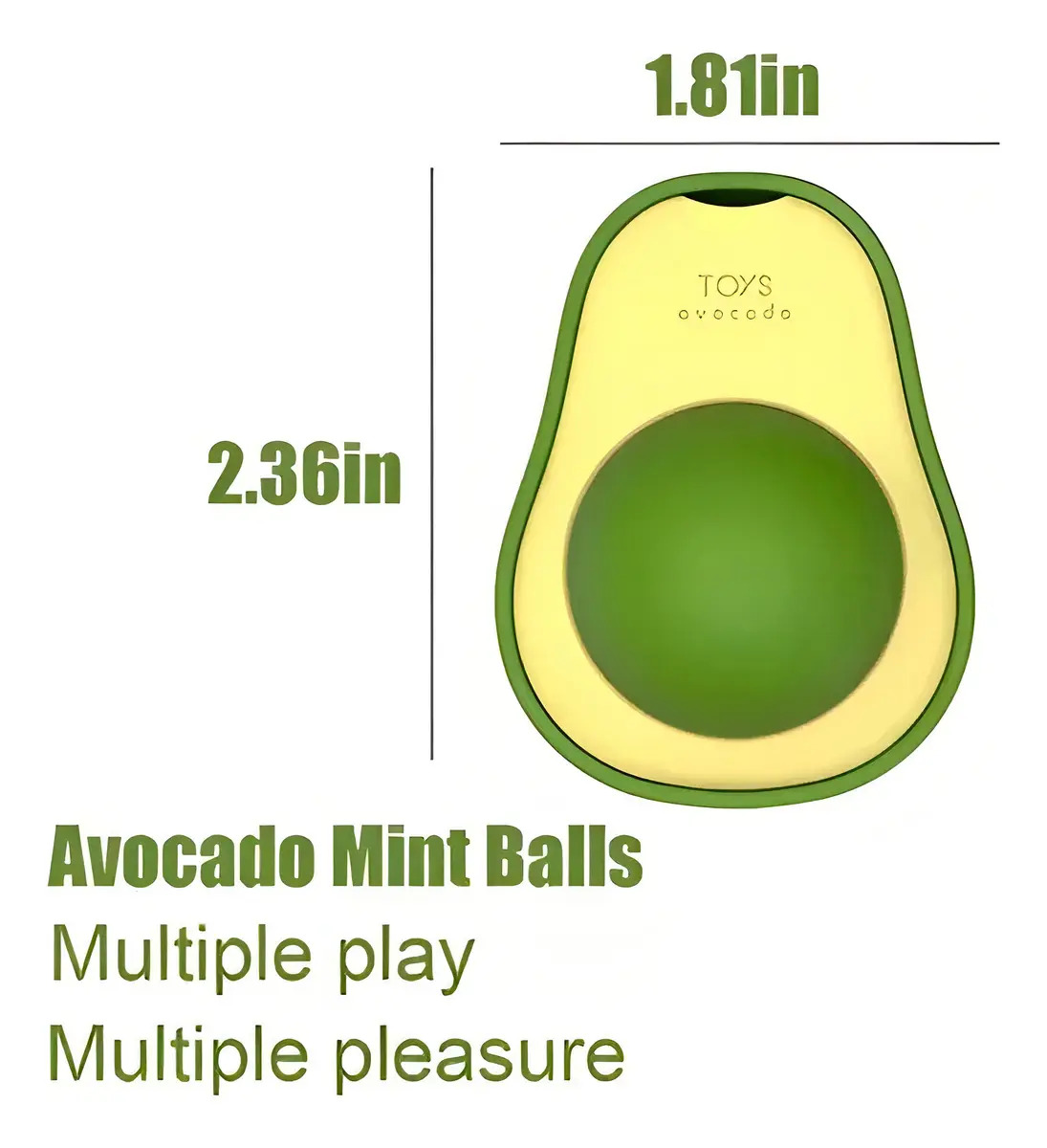 Juguete Bola Catnip Para Gatos Palta Pared Hierba Gatera - Imagen 4