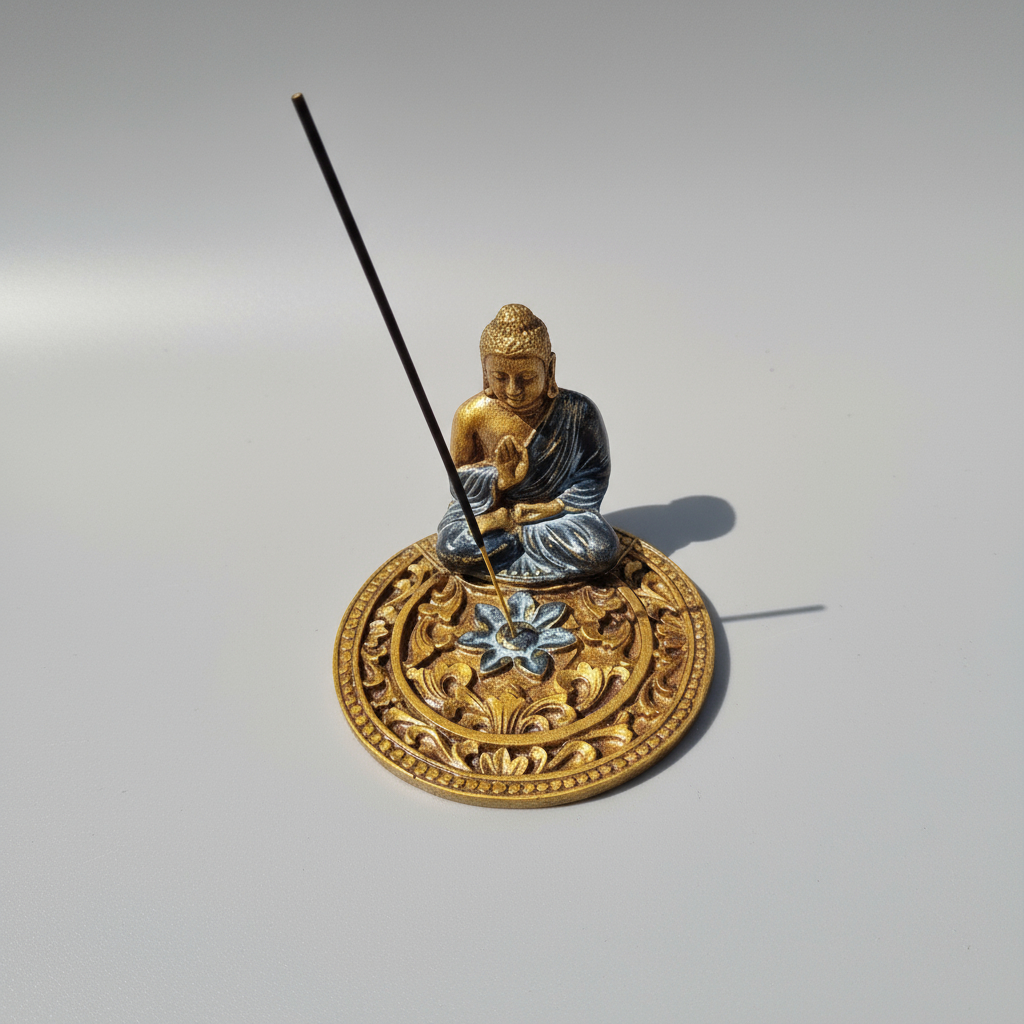 Porta Sahumerios Buda Mandala Grande Bali 15cm - Imagen 17