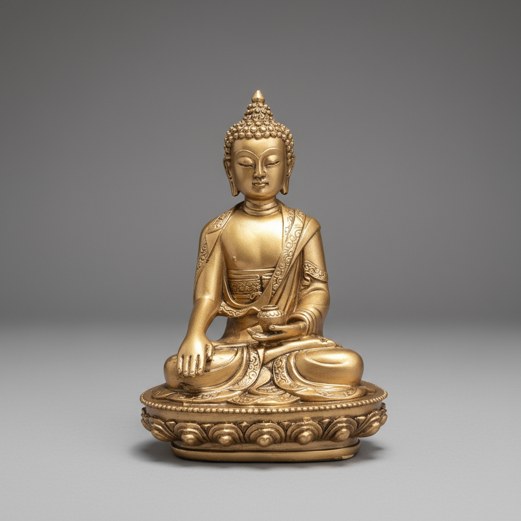Buda Thai Meditando Bendicion Paz Armonia 15cm - Imagen 6