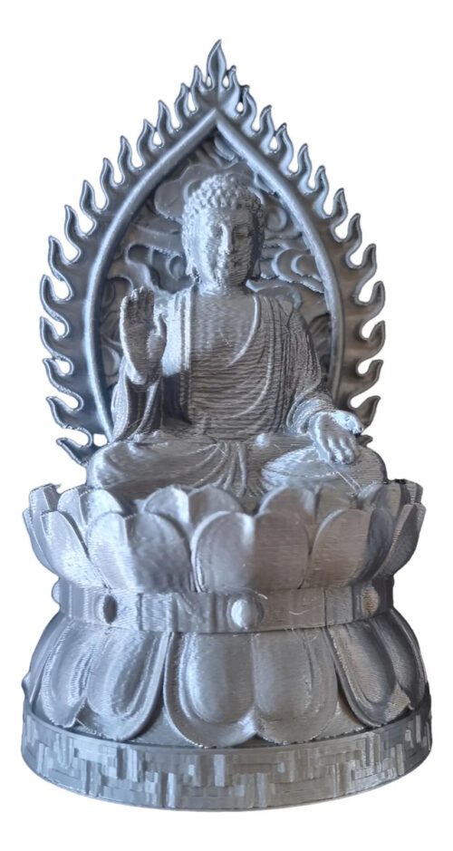 Buda Thai Meditando Bendicion Deco Paz Armonia 15cm