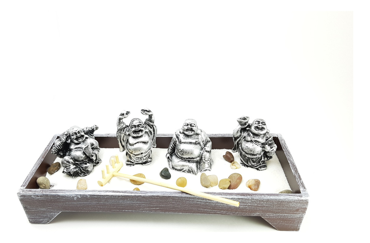 Jardín Zen Buda Aura Feng Shui Velas Meditación Armonía - Imagen 8