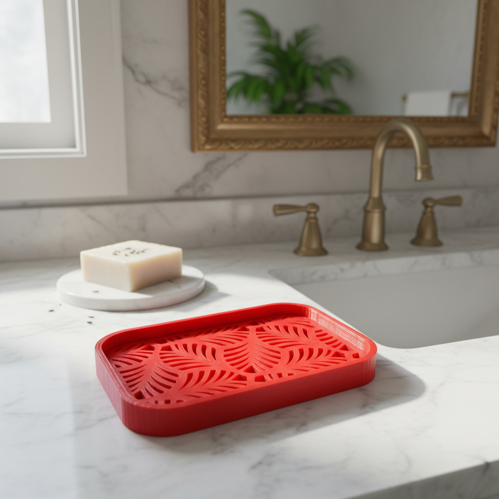 Jabonera Organizador Jabon Baño Parametric Diseño Armonia 3d - Imagen 46