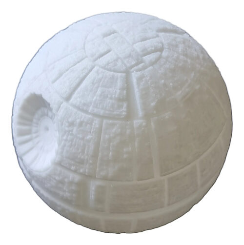 Velador Lámpara Led 3d Estrella De La Muerte Star Wars 12cm