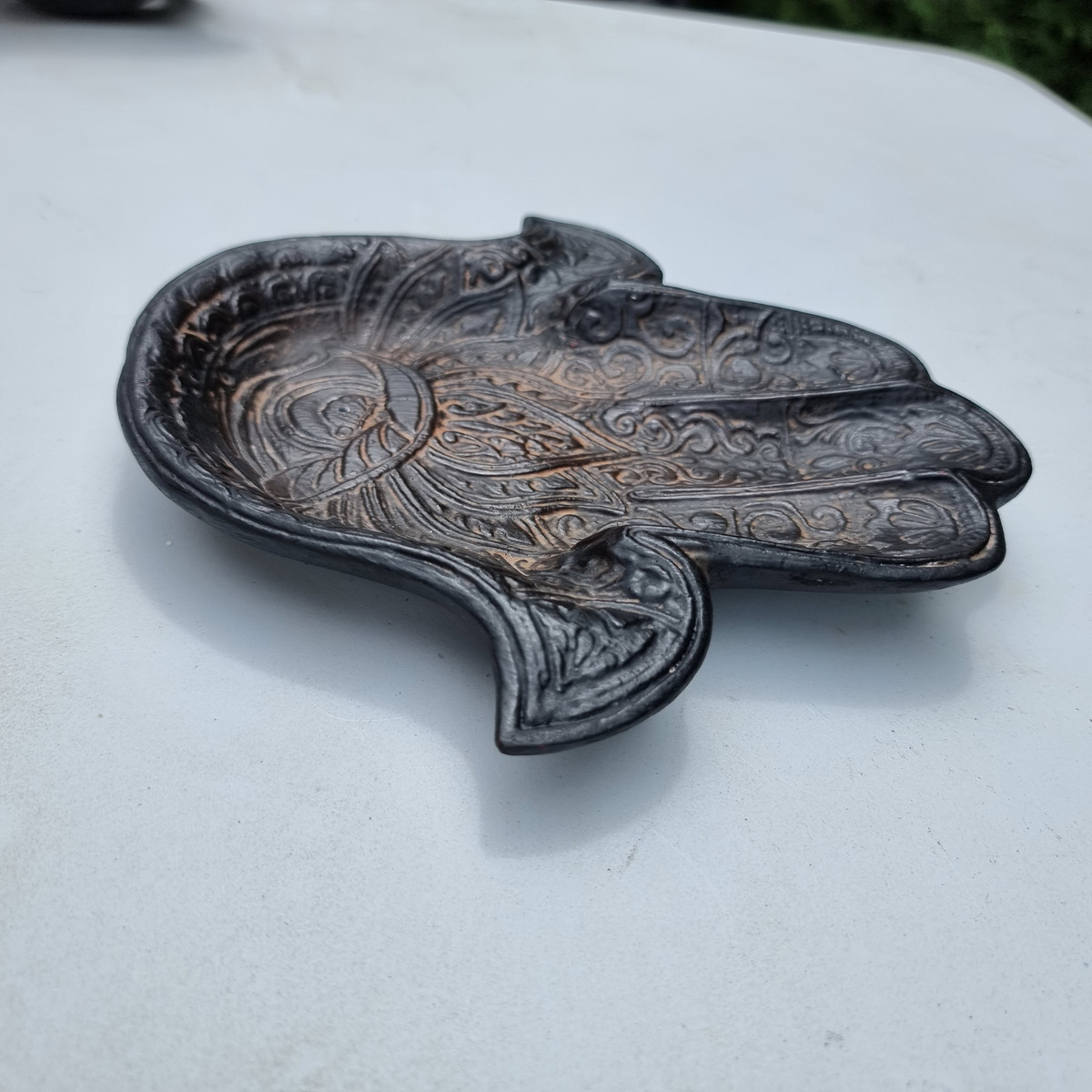 Porta Sahumerios Mano De Fatima Mandala Grande Bali 20cm - Imagen 5