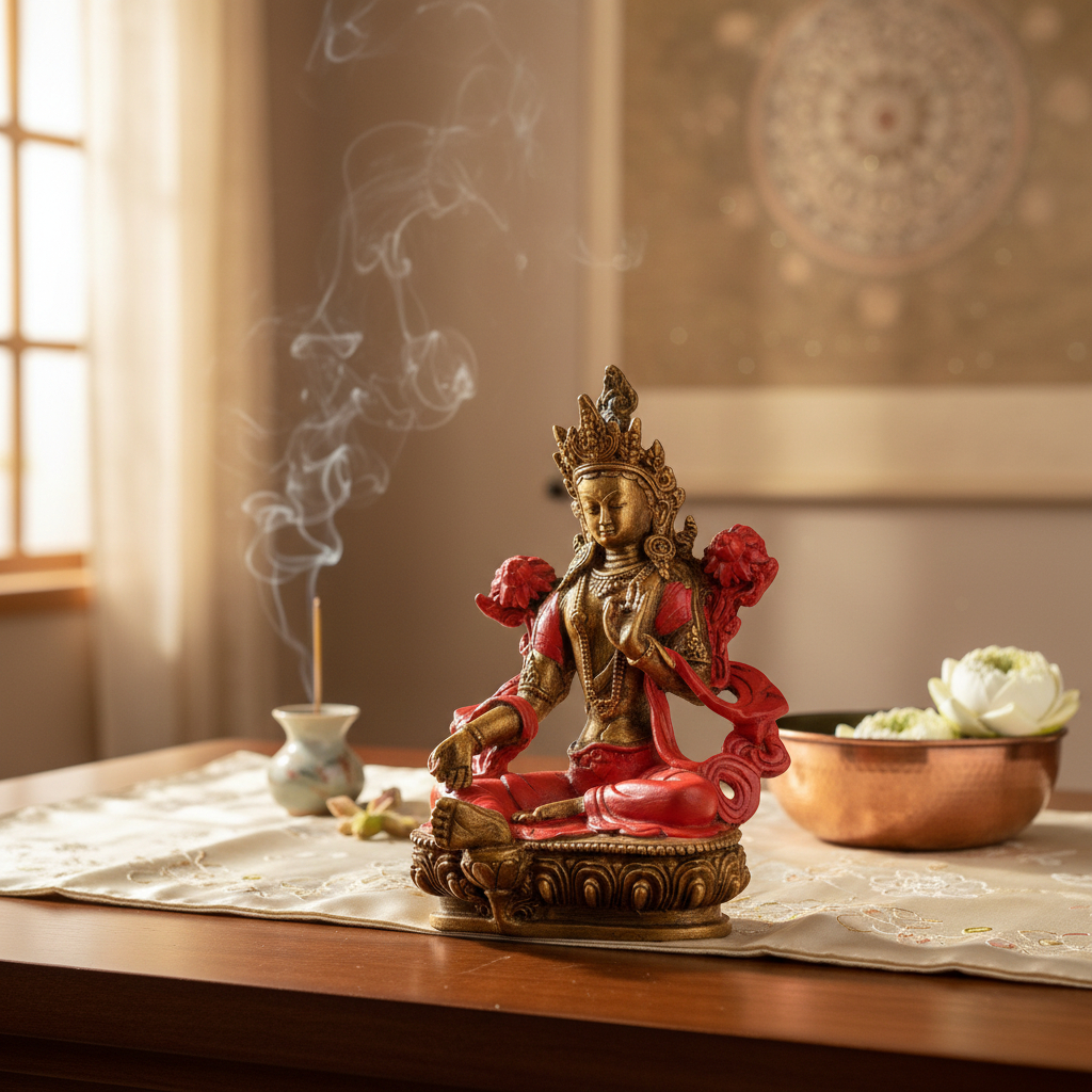 Buda Tara Sabiduria Compasion Bendicion Paz Armonia 20cm - Imagen 14