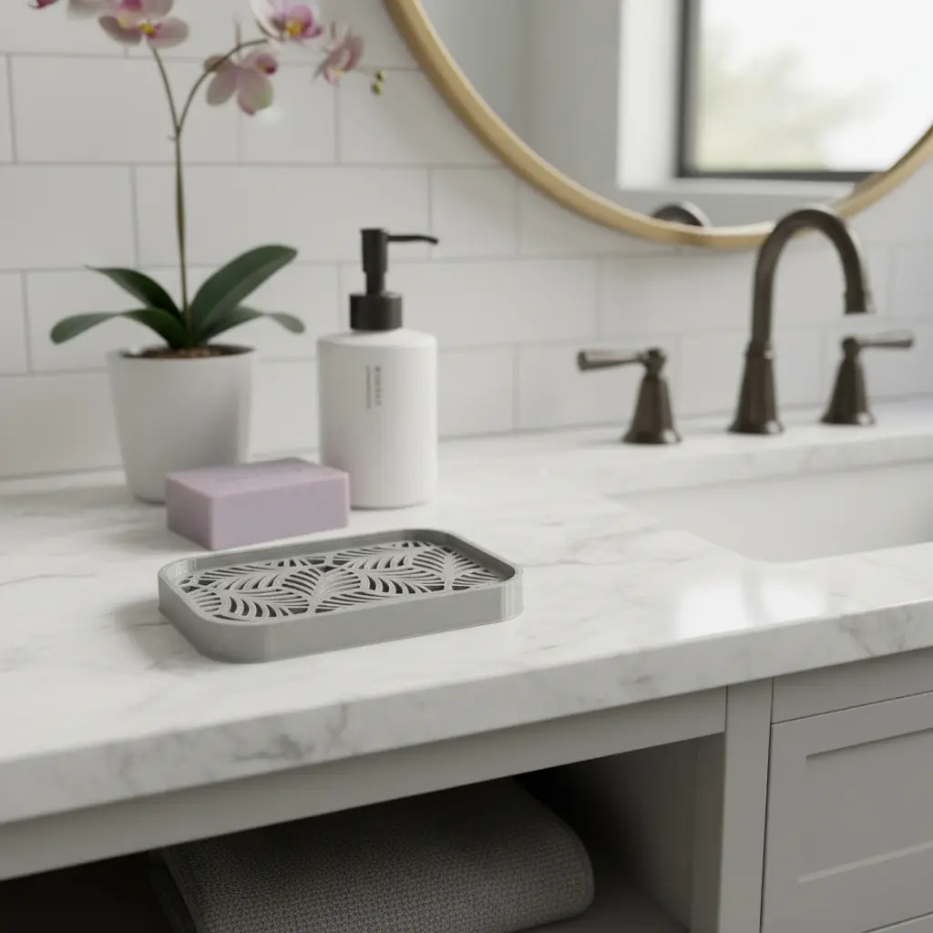 Jabonera Organizador Jabon Baño Parametric Diseño Armonia 3d - Imagen 38
