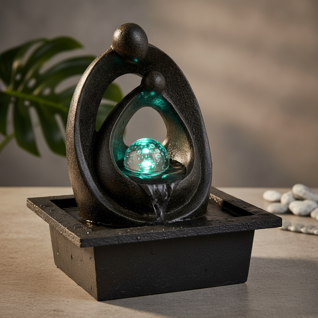 Fuente De Agua Mediana Cascada Relajación Familia Oferta!!! - Imagen 9
