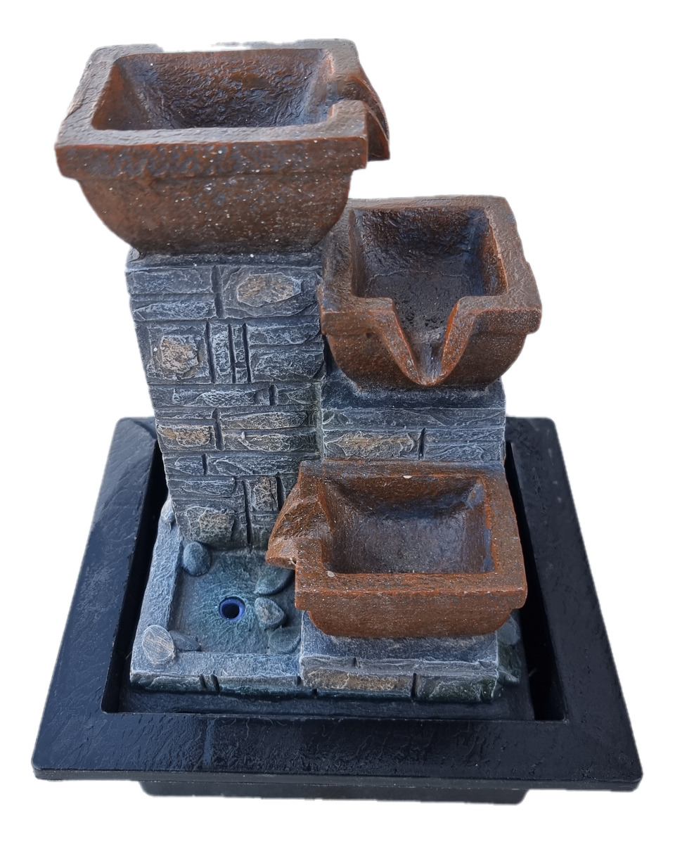 Fuente De Agua Mediana Piedras Cascada Relajación Oferta!!! - Imagen 5