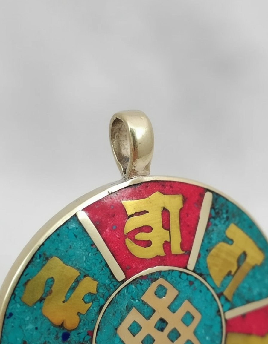 Dijes Importados Metal Mantra Suerte Fortuna Éxito Amor Paz - Imagen 248