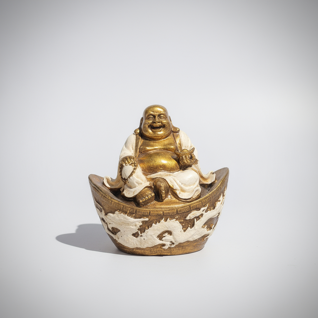 Buda Feliz Suerte Abundancia Dinero Importado Bali 10cm - Imagen 24