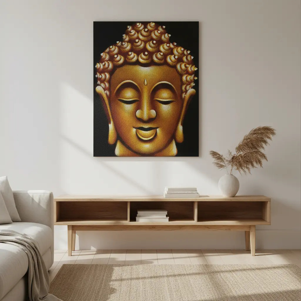Cuadros De Buda 60 X 80cm Artesanales Importados Indonesia - Imagen 7