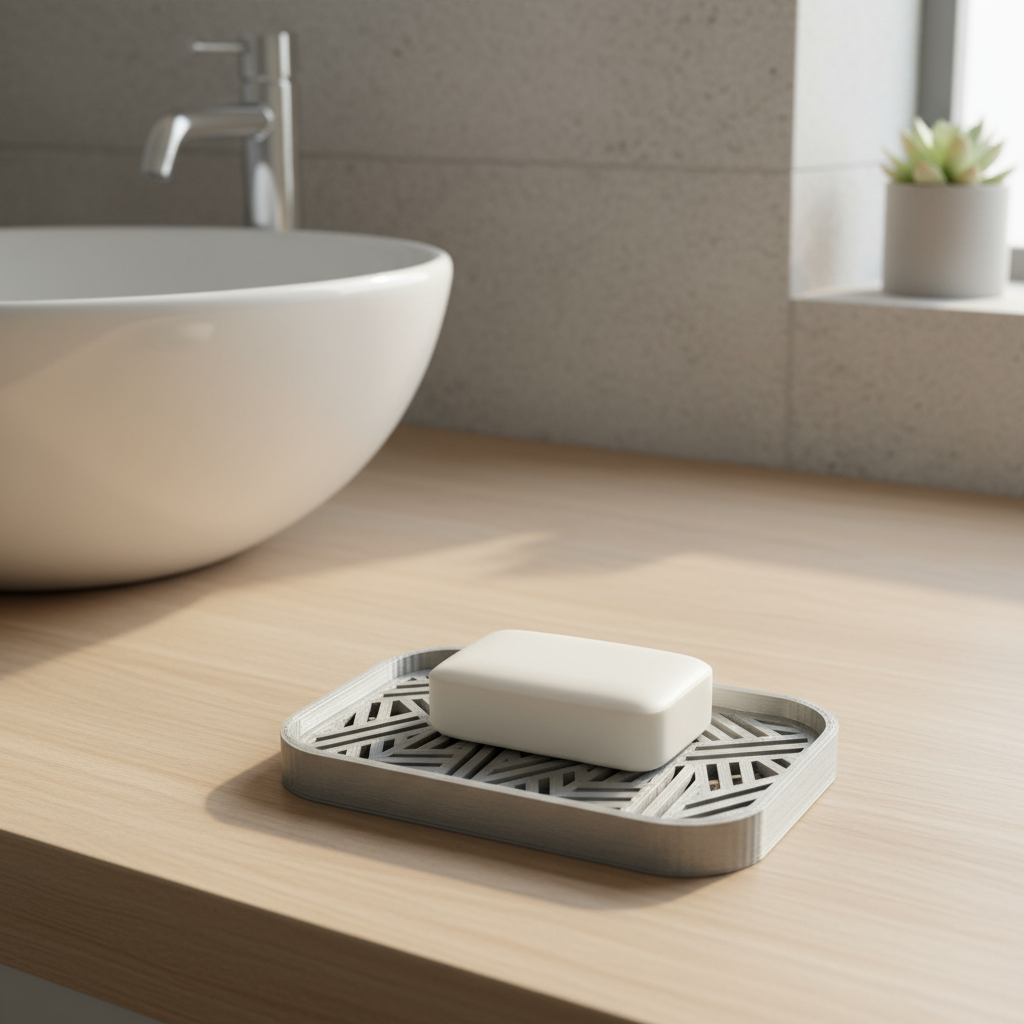 Jabonera Organizador Jabon Baño Parametric Diseño Armonia 3d - Imagen 61