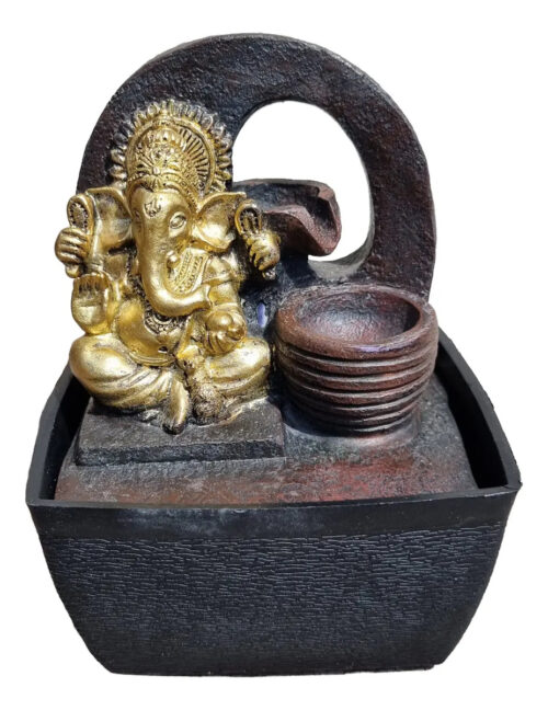 Fuente De Agua Chica Ganesh Arco Zen Cascada Oferta!!!