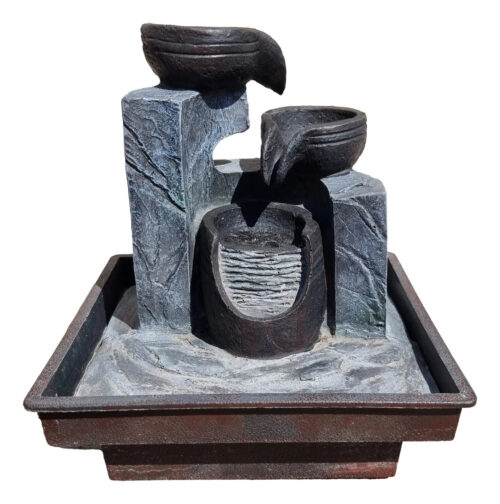 Fuente De Agua Mediana Cascada Relajación Muro Oferta!!!