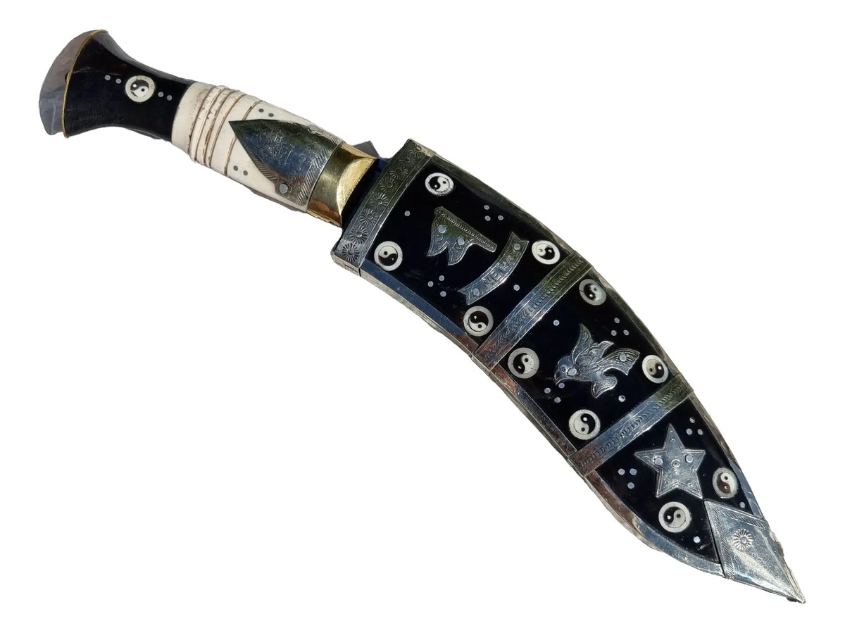 Cuchillo Kukri Con Funda Hecho A Mano En Nepal 35,5cm - Imagen 3