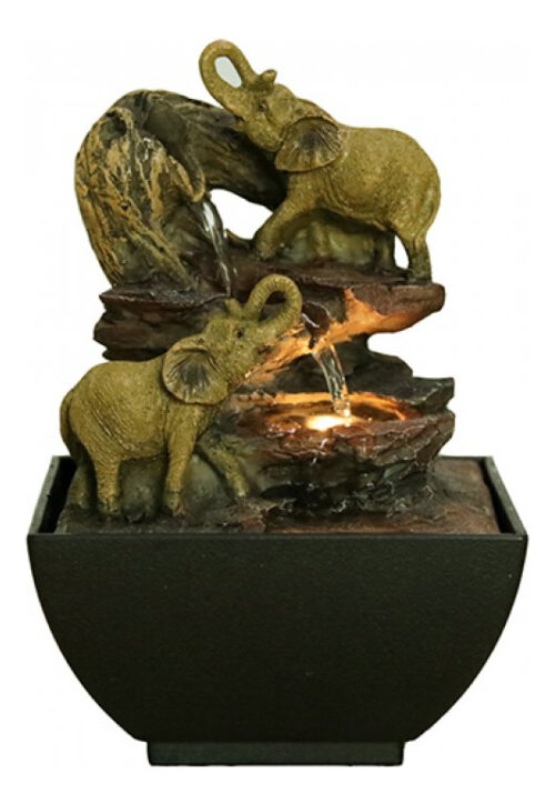 Fuentes De Agua Chicas Cascadas De Interior Luz Led Oferta!