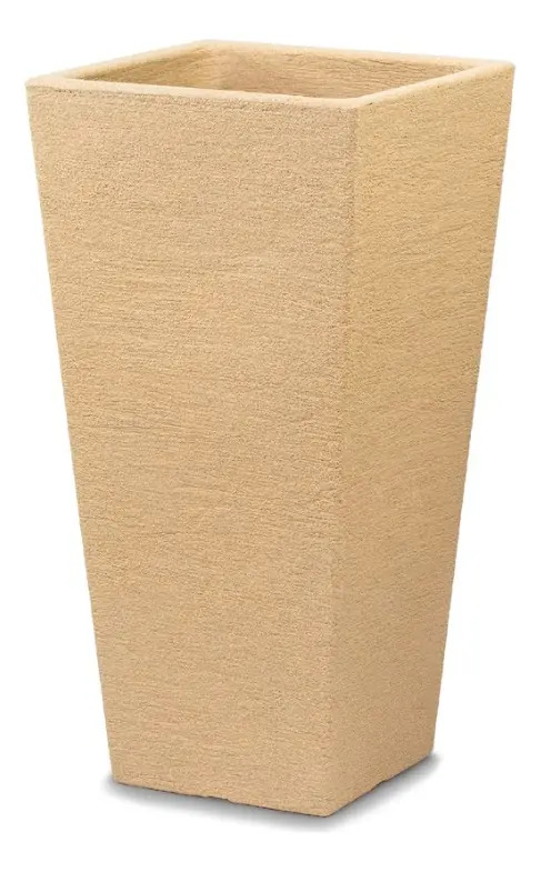 Maceta Piramidal Rustica 55cm Plástica Jardín Rayun