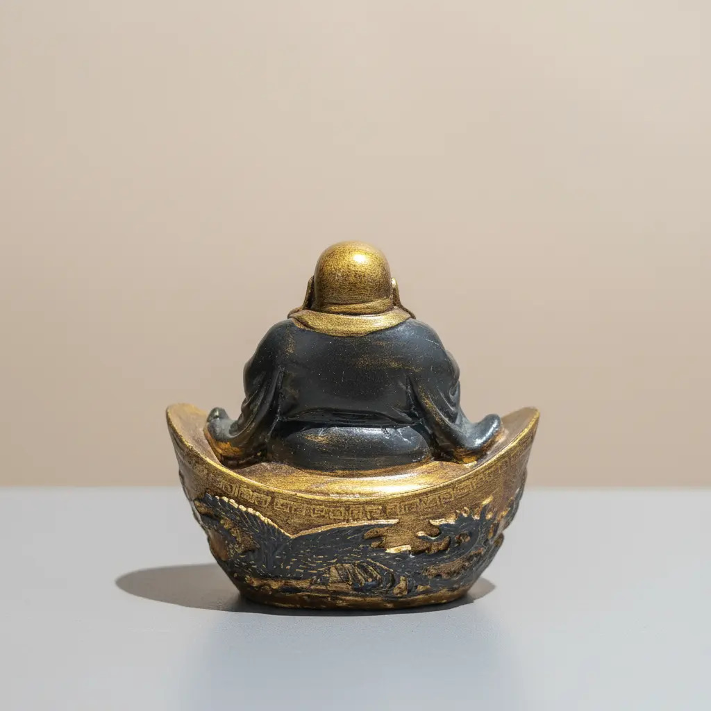 Buda Feliz Suerte Abundancia Dinero Importado Bali 10cm - Imagen 14