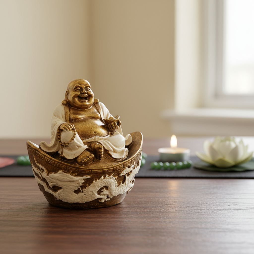 Buda Feliz Suerte Abundancia Dinero Importado Bali 10cm - Imagen 22