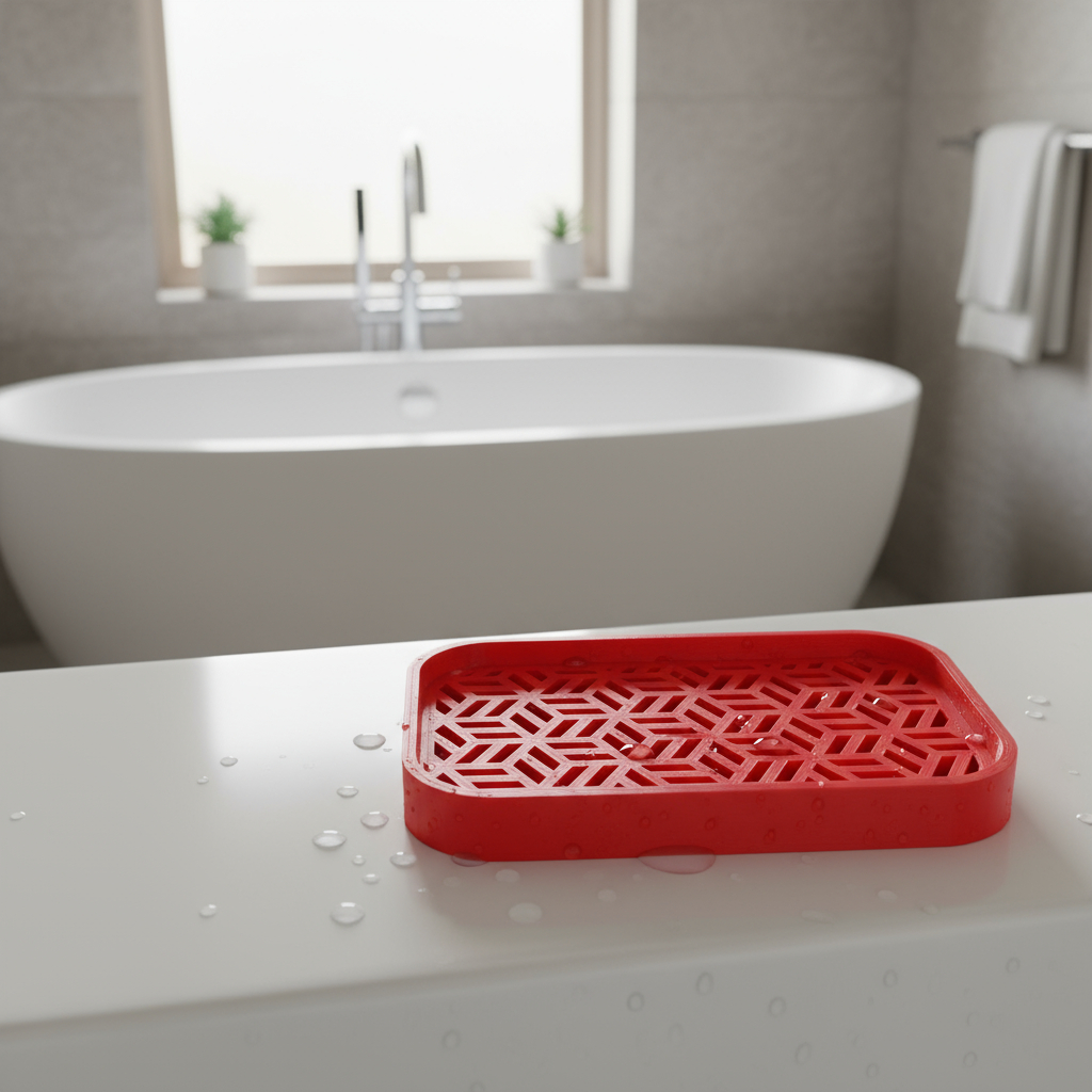 Jabonera Organizador Jabon Baño Parametric Diseño Armonia 3d - Imagen 6