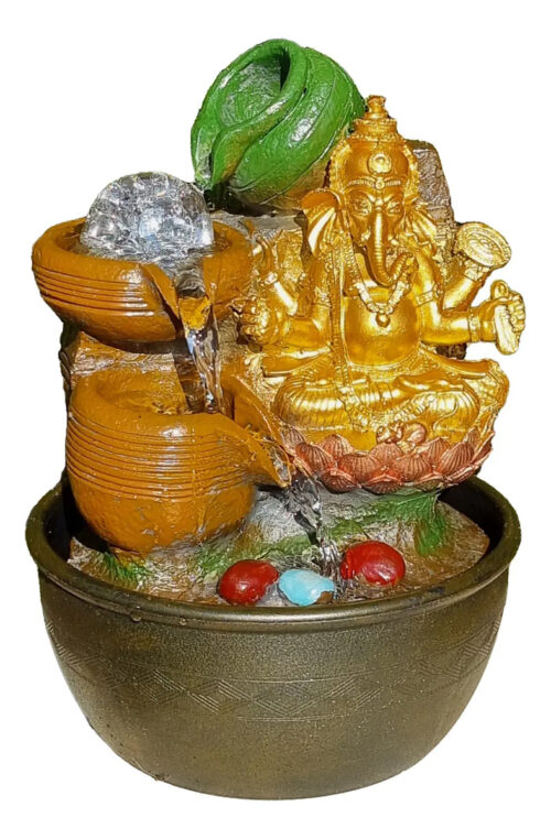 Fuente De Agua Mediana Cascada Ganesh Super Oferta!!!