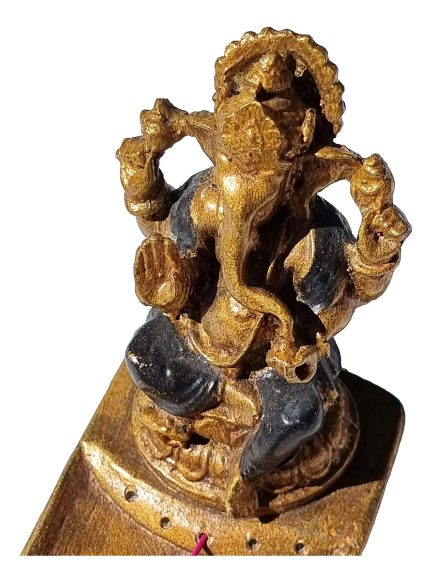 Porta Sahumerios Ganesh Largo Grande Bali 28cm - Imagen 2