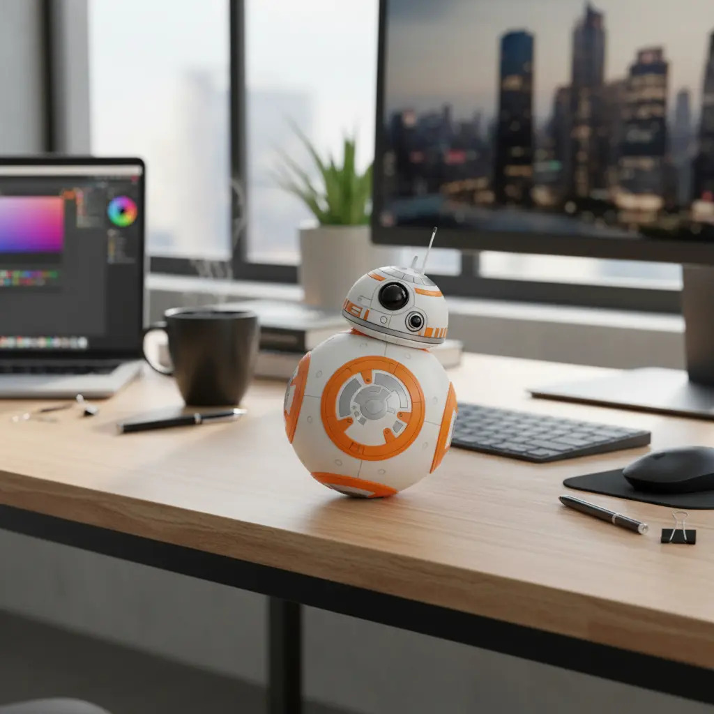 Figura De Acción Robot 3d Bb8 Star Wars 11,5cm - Imagen 7