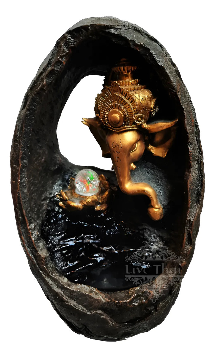 Fuentes De Agua Grande Cascadas Ganesh Cueva 60cm - Imagen 3