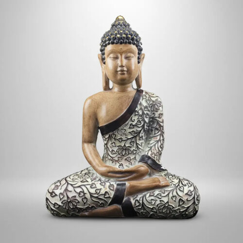 Buda Hindú Meditando Resina Meditando Deco Interior 36cm