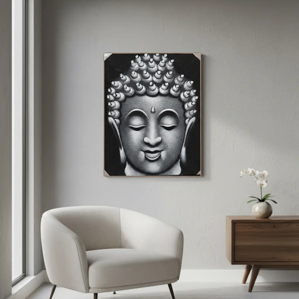 Cuadros De Buda 60 X 80cm Artesanales Importados Indonesia - Imagen 13