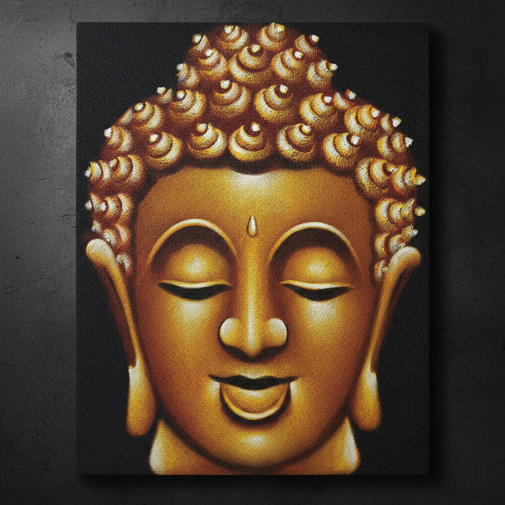 Cuadros De Buda 60 X 80cm Artesanales Importados Indonesia - Imagen 5