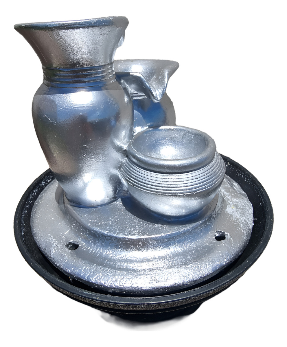 Fuente De Agua Mediana Cascada Cromada Super Oferta!!! - Imagen 3