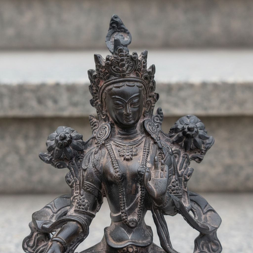 Buda Tara Sabiduria Compasion Bendicion Paz Armonia 20cm - Imagen 5