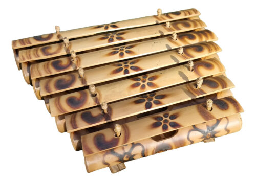 Marimba De Bambú Pentatonica 7 Placas -xilofón Grave